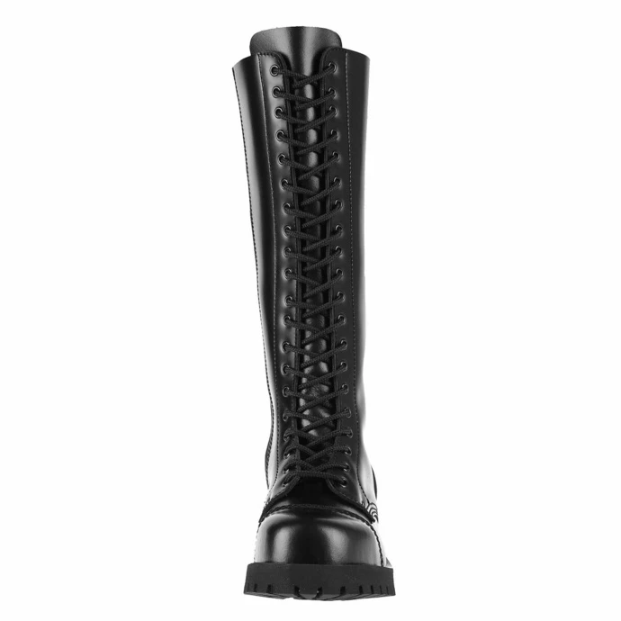 Boots NEVERMIND - 20 Eyelet - BLACK POLIDO - Image 2