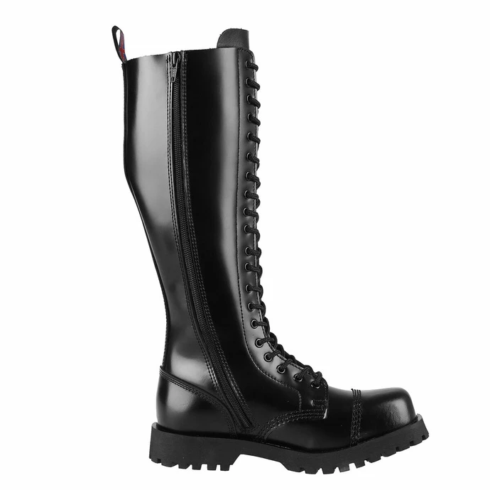 Boots NEVERMIND - 20 Eyelet - BLACK POLIDO - Image 3