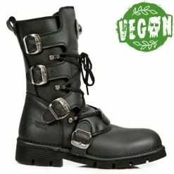 Shoes NEW ROCK - VEGAN PLANING BLACK HALL