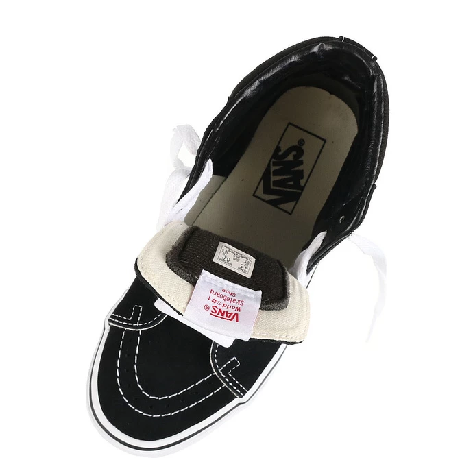 Shoes VANS - Sk8-Hi - BLACK / BLACK / WHITE - Image 5
