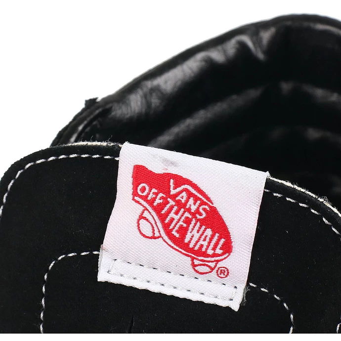 Shoes VANS - Sk8-Hi - BLACK / BLACK / WHITE - Image 6