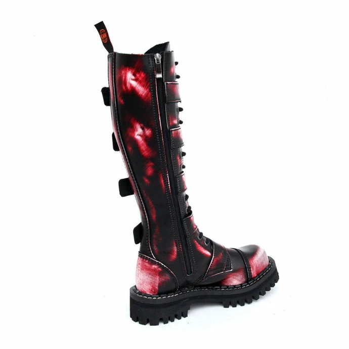 Shoes KMM 20dírkové - Big Skulls Black Red White Monster 5P - Image 2