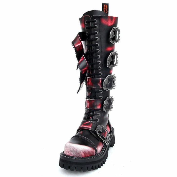 Shoes KMM 20dírkové - Big Skulls Black Red White Monster 5P - Image 5