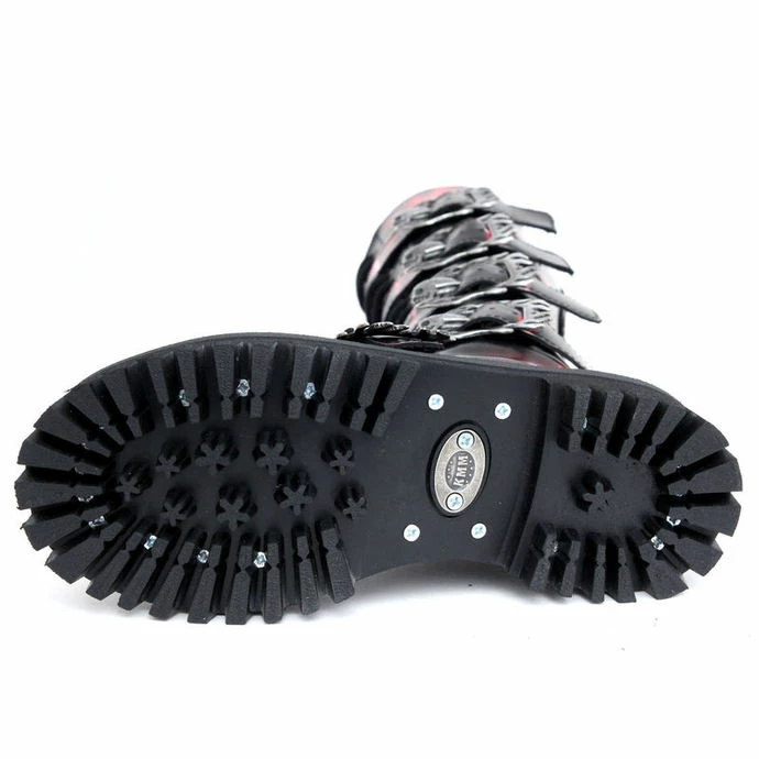 Shoes KMM 20dírkové - Big Skulls Black Red White Monster 5P - Image 6