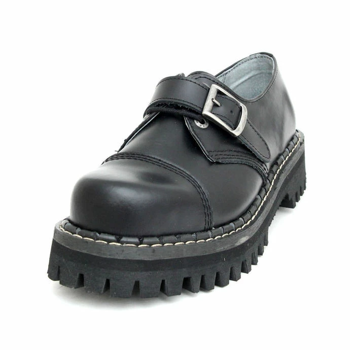 Shoes KMM 3dírkové - Black With Buckle - Image 4