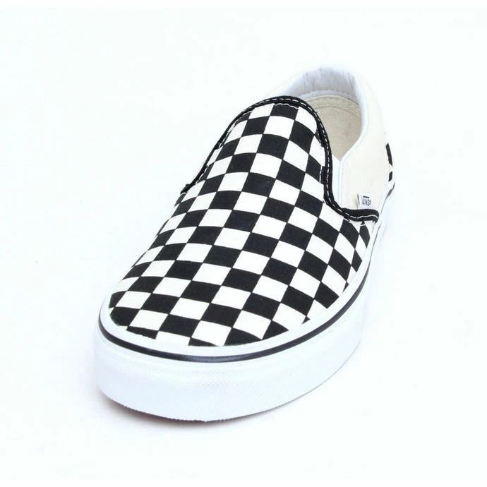 Shoes VANS - Classic Slip He - Black And White Checker - White - Image 2