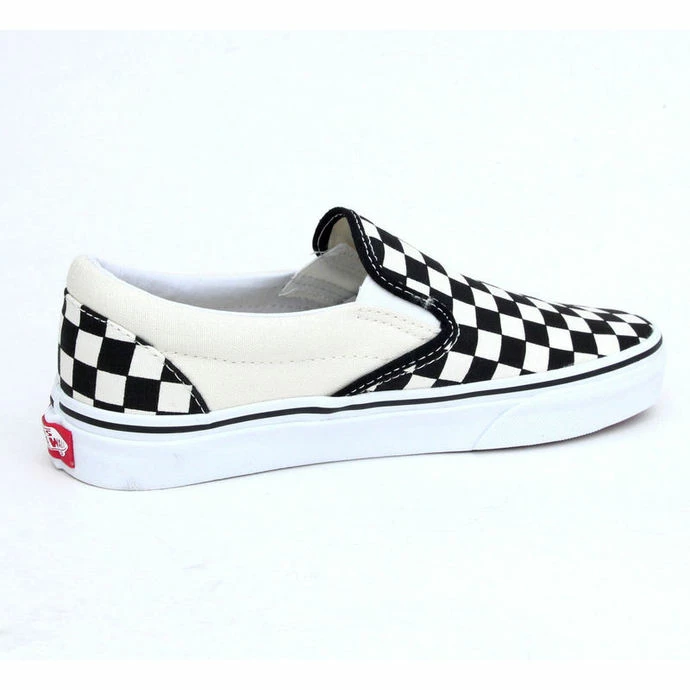 Shoes VANS - Classic Slip He - Black And White Checker - White - Image 3