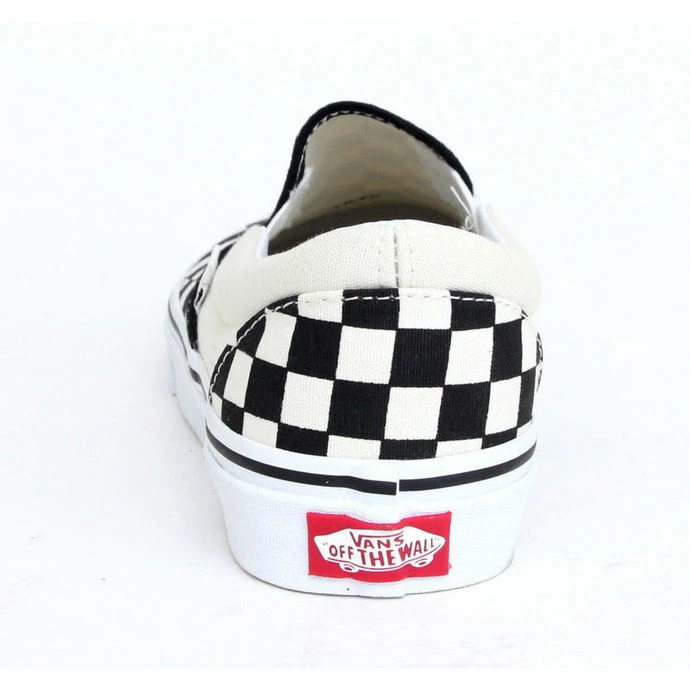 Shoes VANS - Classic Slip He - Black And White Checker - White - Image 6