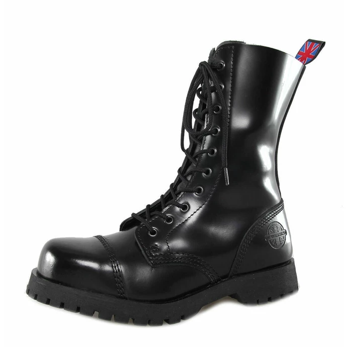 Shoes NEVERMIND - 10 Pinhole - Black Polido