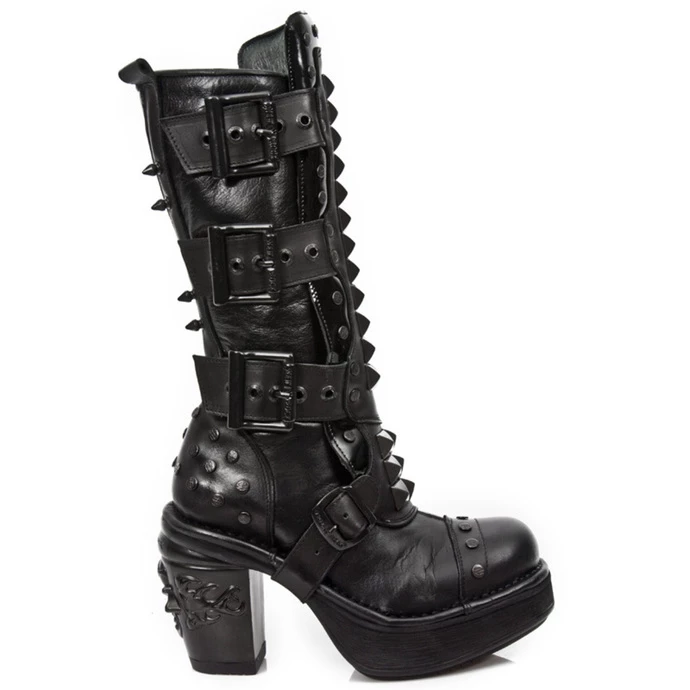 High Boots NEW ROCK - Itali Negro - Nomada - Charol - Image 2