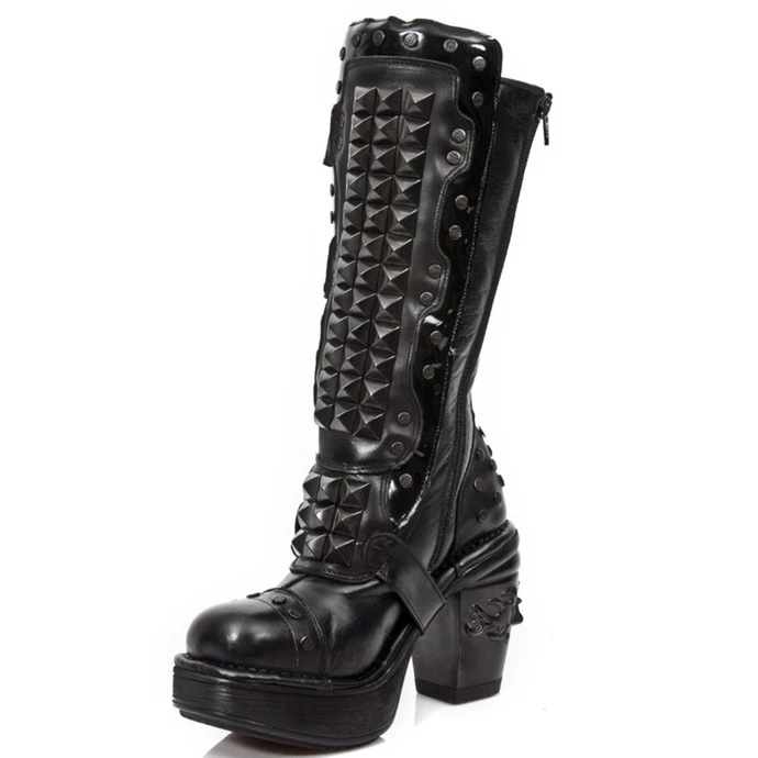 High Boots NEW ROCK - Itali Negro - Nomada - Charol - Image 4