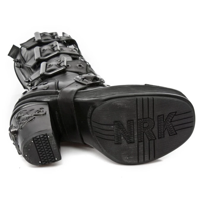 High Boots NEW ROCK - Itali Negro - Nomada - Charol - Image 6