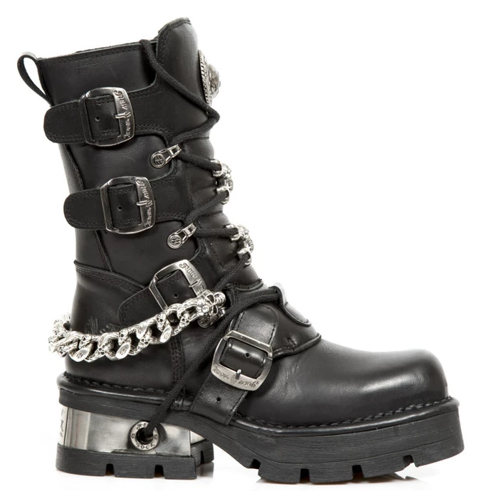 Boots NEW ROCK - Itali Negro - Nomada Negro - Planing Negro - Image 2