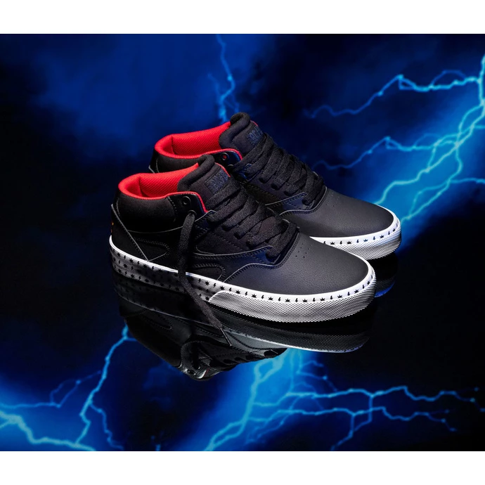 Shoes DC - AC / DC - HIGH VOLTAGE - BLACK / WHITE / RED - Image 2