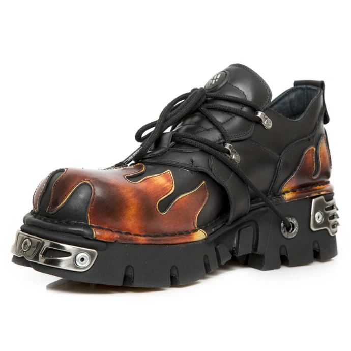Shoes NEW ROCK - ITALIAN BLACK, PULIK FUEGO - Image 4