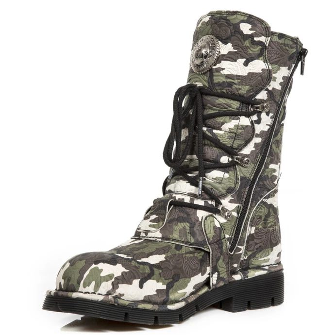 Boots NEW ROCK - VINTAGE FLOWER CAMUFLAGE - Image 4