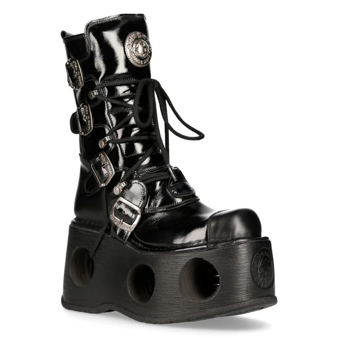 Boots NEW ROCK - CRUST NEGRO - Image 2