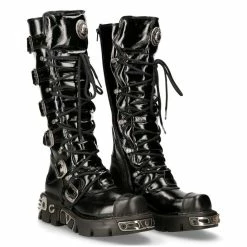 Boots NEW ROCK - CRUST NEGRO