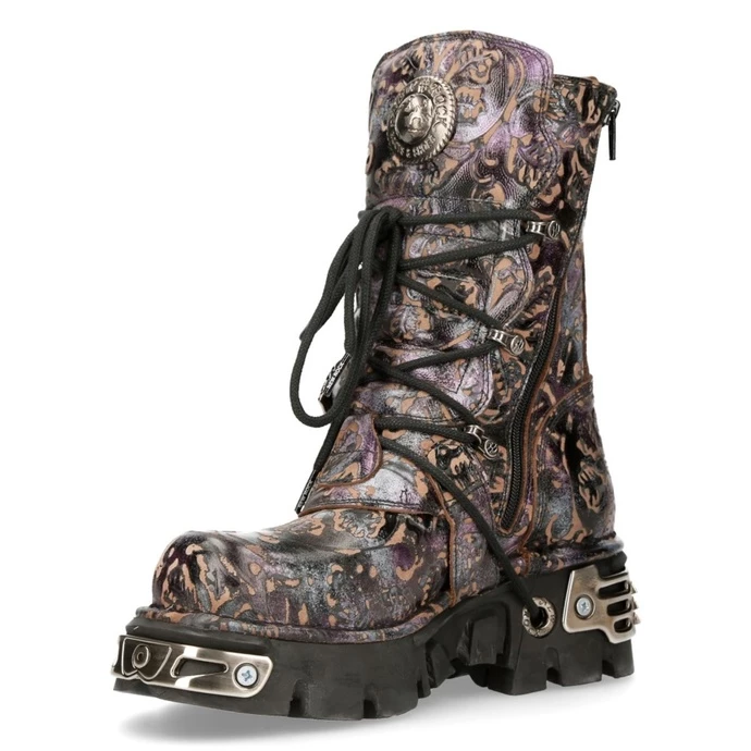 Shoes NEW ROCK - VINTAGE FLOWER LILA - Image 5