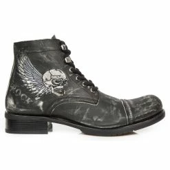 Leather Boots Men's - NEW ROCK