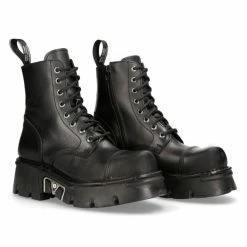 Boots NEW ROCK - CRUST NEGRO