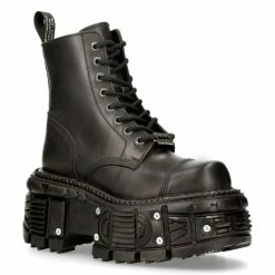 Boots NEW ROCK - CRUST NEGRO