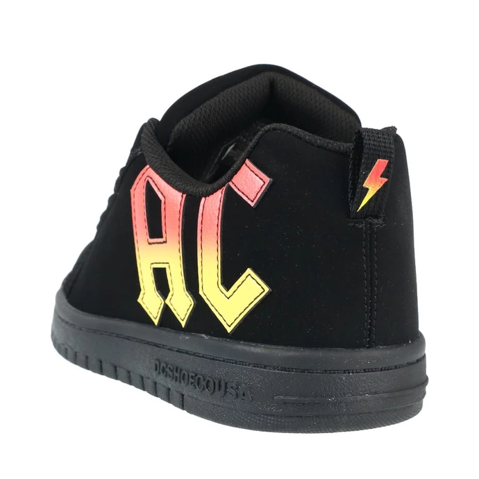 Shoes DC - AC / DC - HIGHWAY TO HELL - BLACK / BLACK / ORANGE - Image 5
