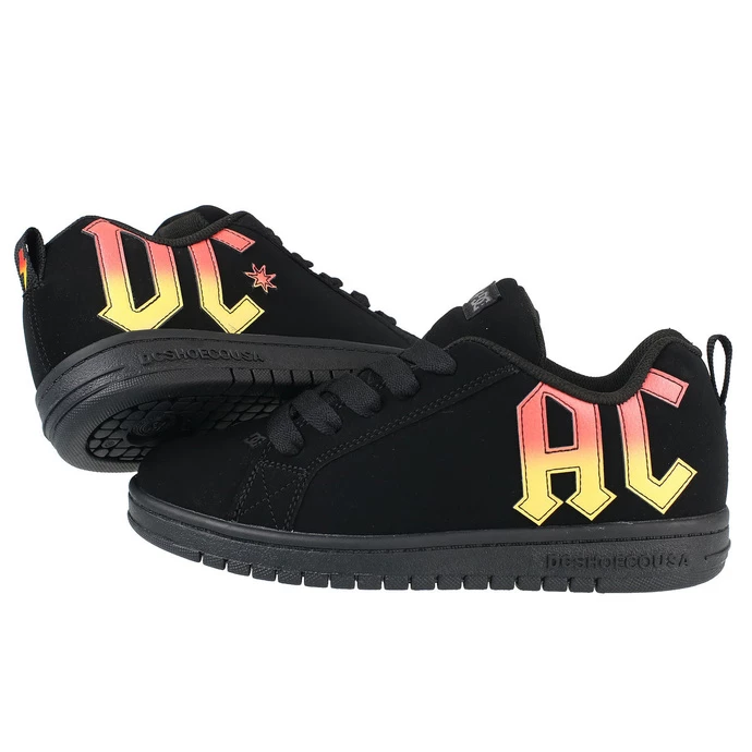 Shoes DC - AC / DC - HIGHWAY TO HELL - BLACK / BLACK / ORANGE - Image 6