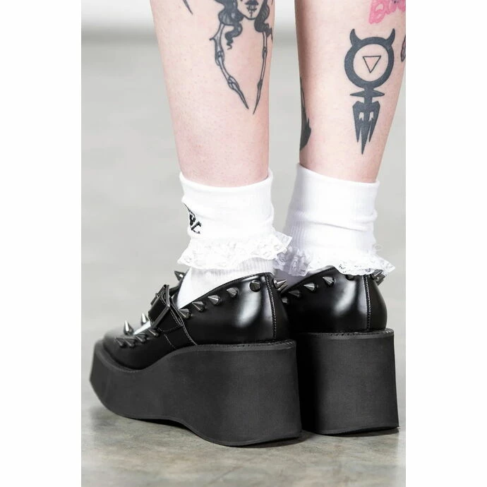 Women's Shoes KILLSTAR - Phexides Mary Janes - Black - Image 4