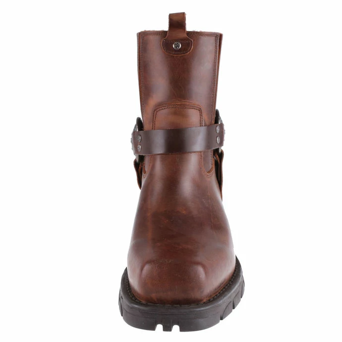 Boots NEW ROCK - ALASKA CUERO, MOTORCYCLE MARRON - Image 2