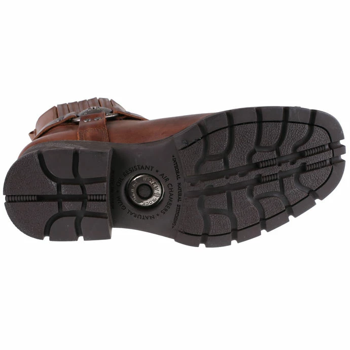 Boots NEW ROCK - ALASKA CUERO, MOTORCYCLE MARRON - Image 6