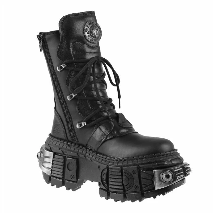 Boots NEW ROCK - TANK CASCO NEGRO - POWER ACERO - Image 3