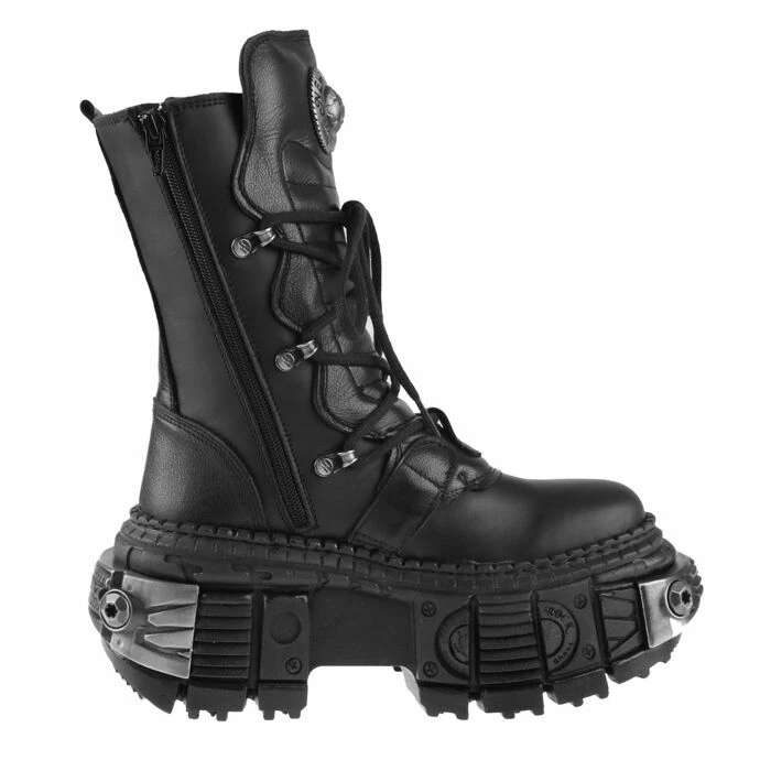 Boots NEW ROCK - TANK CASCO NEGRO - POWER ACERO - Image 4