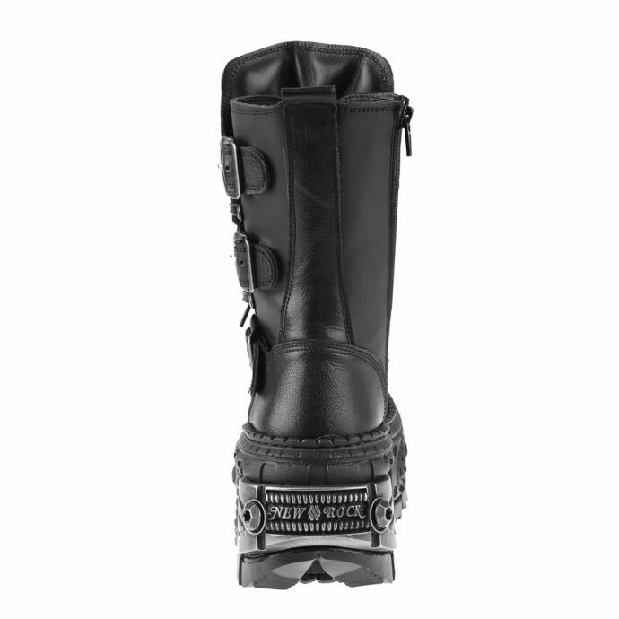 Boots NEW ROCK - TANK CASCO NEGRO - POWER ACERO - Image 5