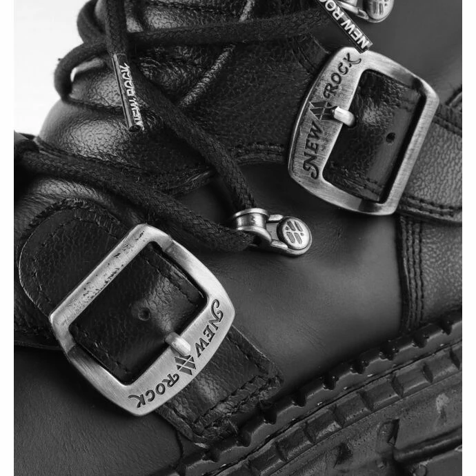 Boots NEW ROCK - TANK CASCO NEGRO - POWER ACERO - Image 6