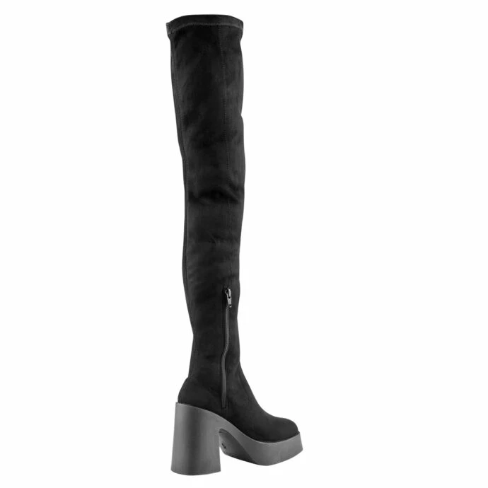 Women's Thigh High Boots ALTERCORE - Daphne Faux Suede - Black - Image 6