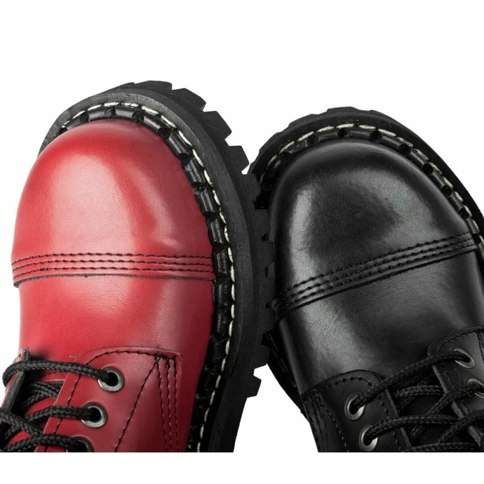 Boots STEADY´S - 10 Eyelets - Black Red - Image 5
