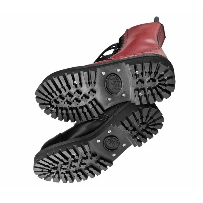 Boots STEADY´S - 10 Eyelets - Black Red - Image 6