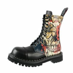 Boots STEADY´S - 10 Eyelet - Skull