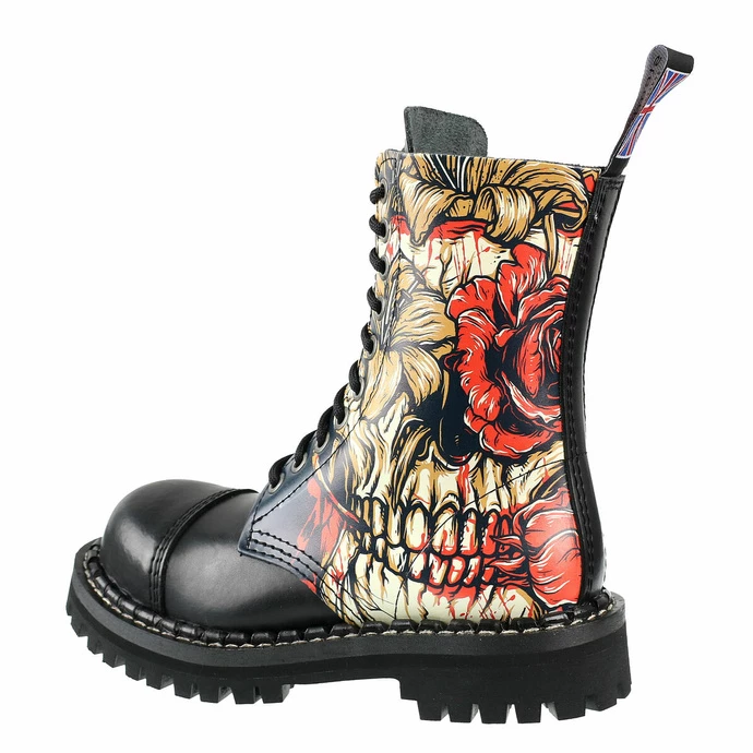 Boots STEADY´S - 10 Eyelet - Skull - Image 3