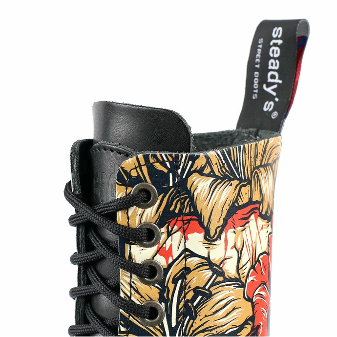 Boots STEADY´S - 10 Eyelet - Skull - Image 6