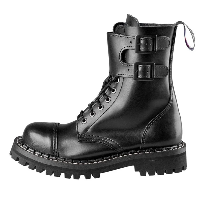 Boots STEADY´S - 10 Eyelet - Black - Image 2