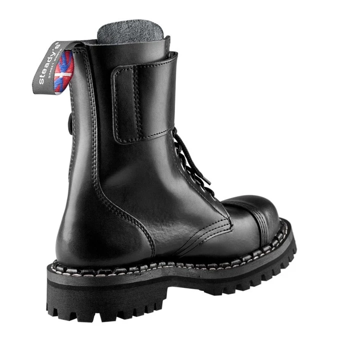 Boots STEADY´S - 10 Eyelet - Black - Image 6