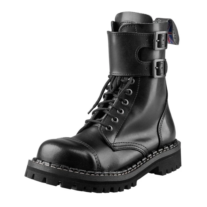 Boots STEADY´S - 10 Eyelet - Black