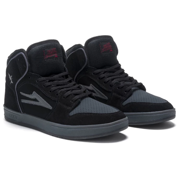 Shoes Lakai X Black Sabbath - Telford SMU - Black Grey Suede