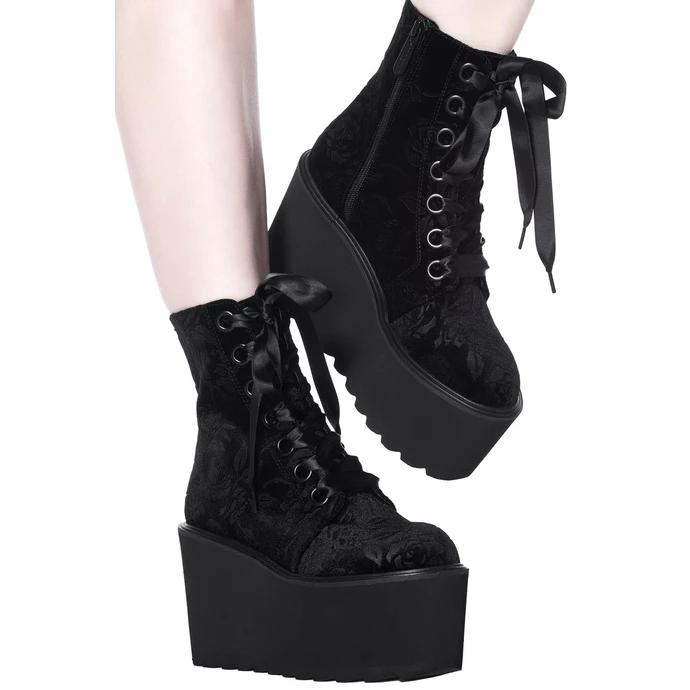 Women's Boots KILLSTAR - Vampires Kiss Platform - BLACK - Image 2
