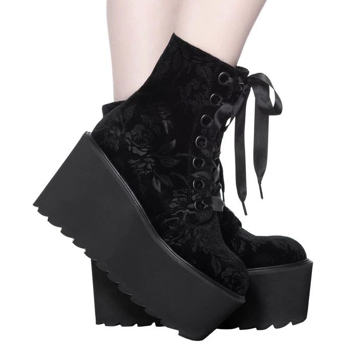 Women's Boots KILLSTAR - Vampires Kiss Platform - BLACK - Image 3